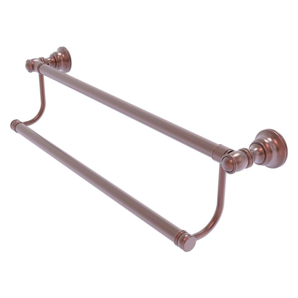 Carolina Collection 24 Inch Double Towel Bar - Antique Copper