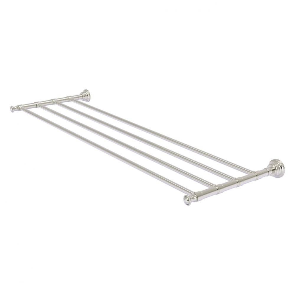 Carolina Collection 36 Inch Towel Shelf - Satin Nickel