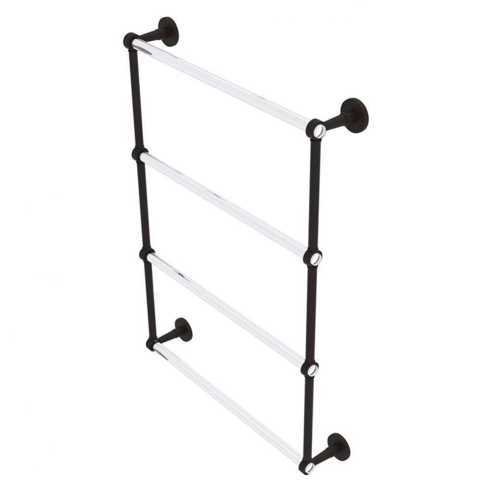 Clearview Collection 4 Tier 24 Inch Ladder Towel Bar - Oil Rubbed Bronze