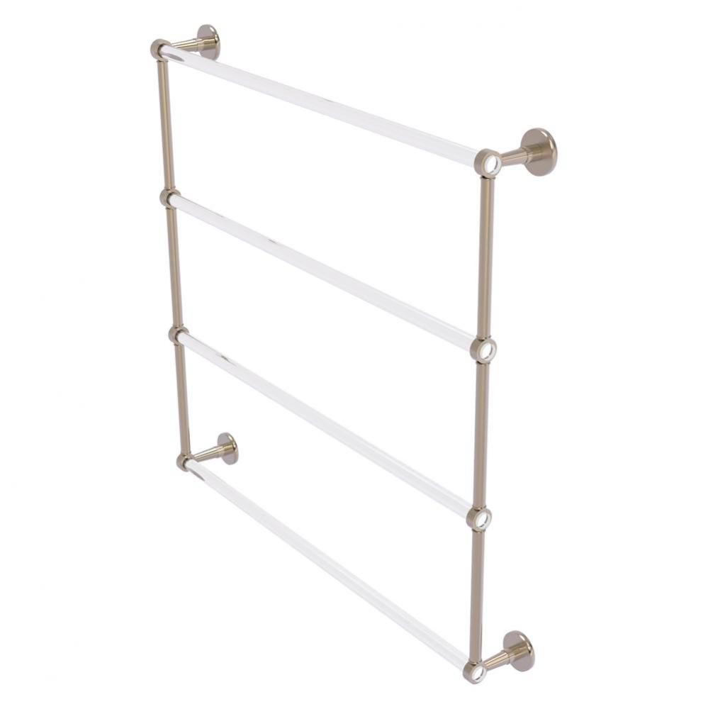 Clearview Collection 4 Tier 36 Inch Ladder Towel Bar - Antique Pewter