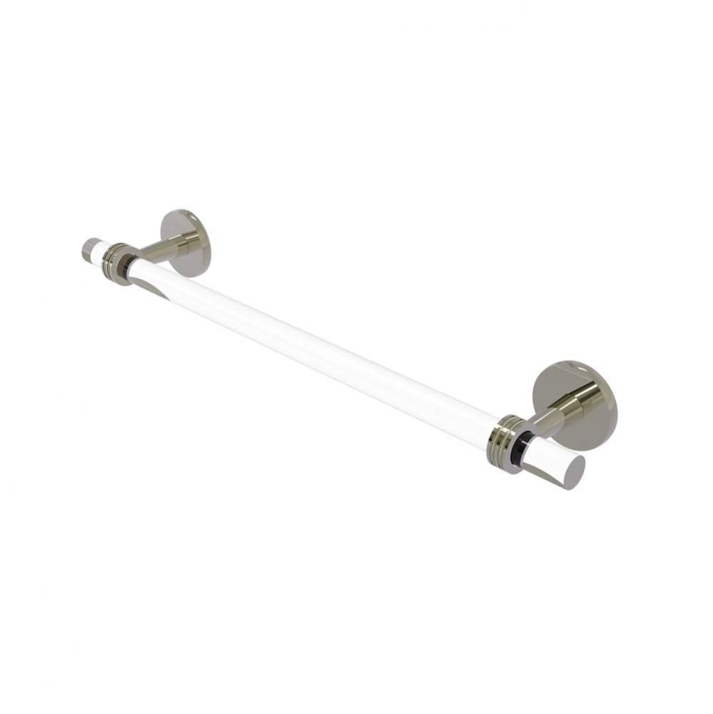 Clearview Collection 36 Inch Towel Bar with Dotted Accents
