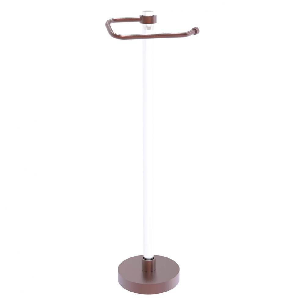 Clearview Collection Euro Style Free Standing Toilet Paper Holder - Antique Copper