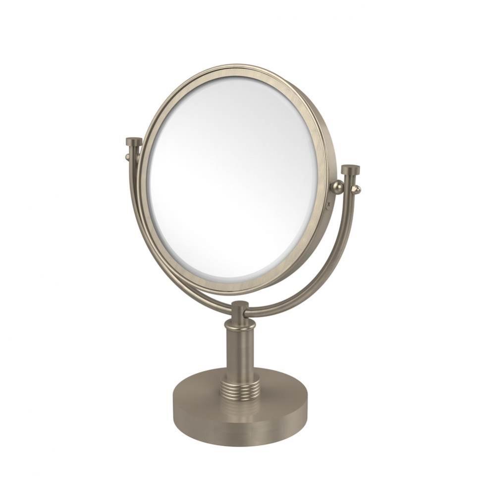 8 Inch Vanity Top Make-Up Mirror 2X Magnification