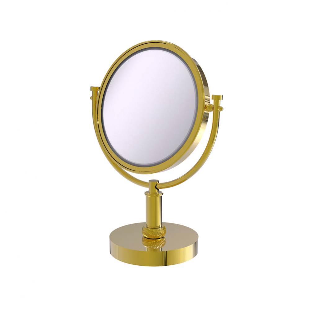8 Inch Vanity Top Make-Up Mirror 2X Magnification