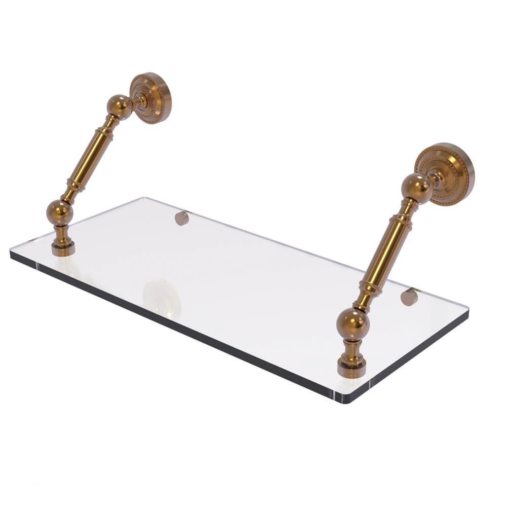 Dottingham Collection 18 Inch Floating Glass Shelf