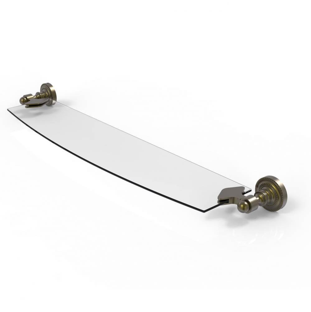 Dottingham Collection 18 Inch Glass Shelf