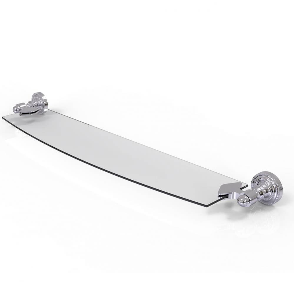 Dottingham Collection 24 Inch Glass Shelf