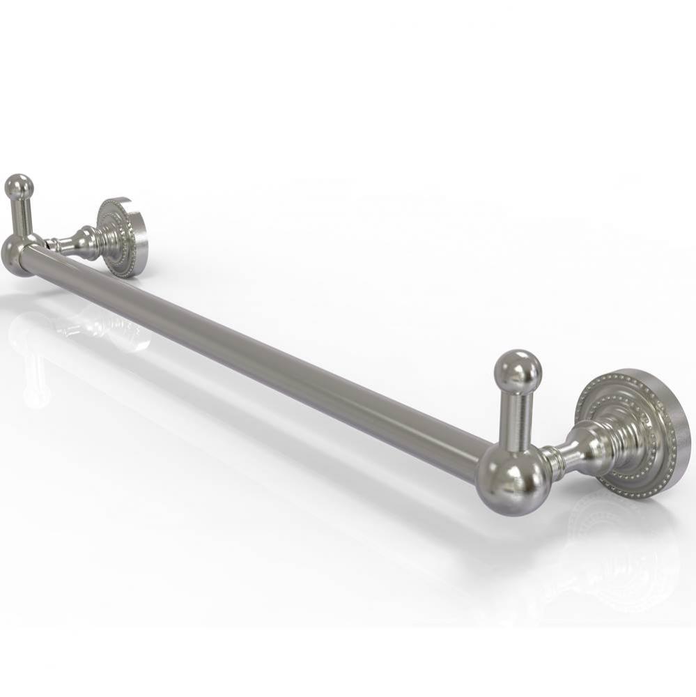 Dottingham Collection 36 Inch Towel Bar with Integrated Hooks