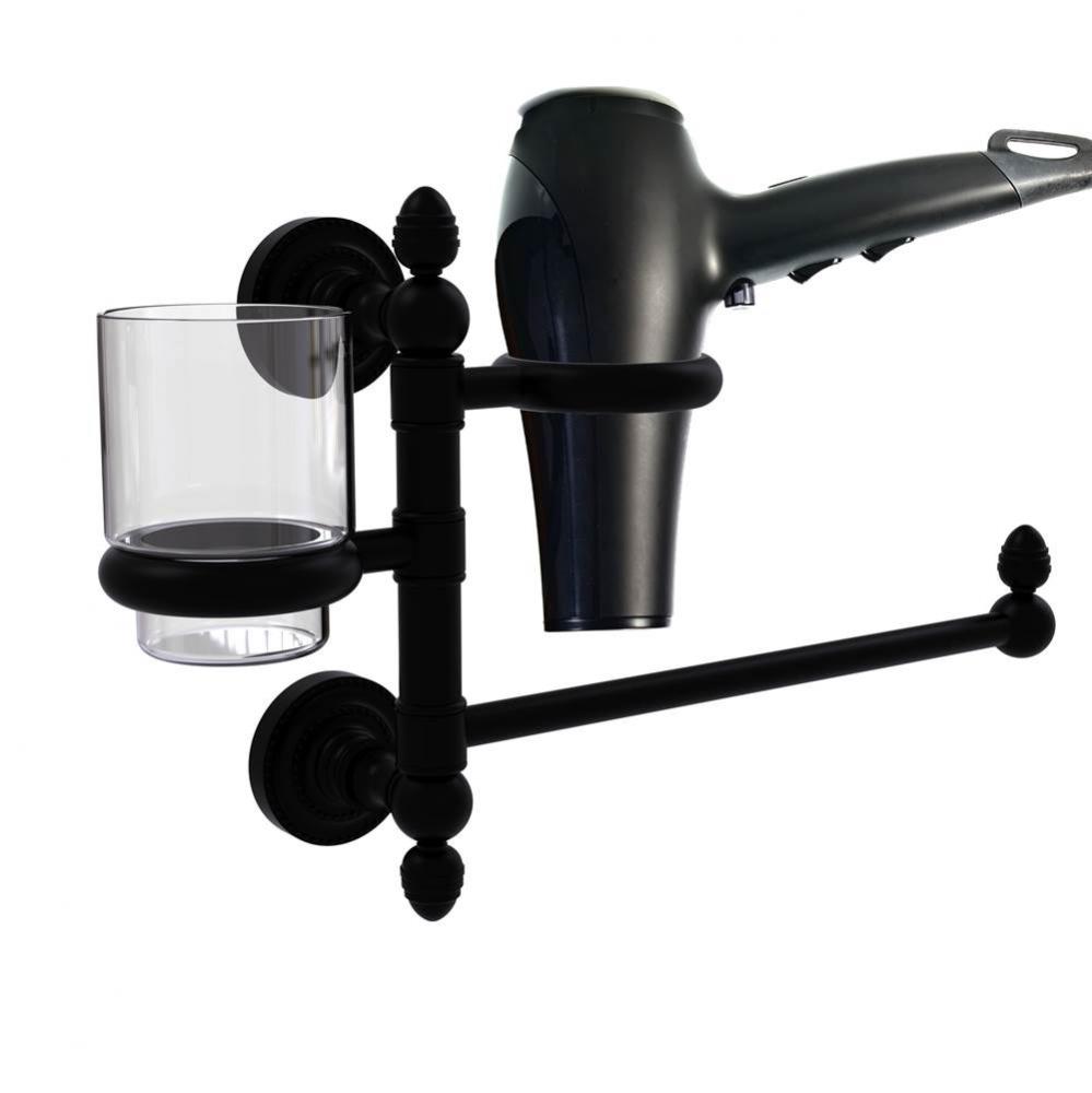 Dottingham Collection Hair Dryer Holder and Organizer