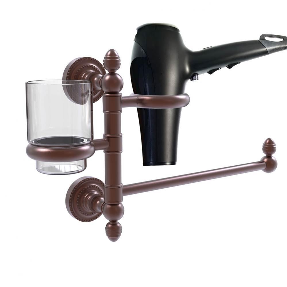 Dottingham Collection Hair Dryer Holder and Organizer
