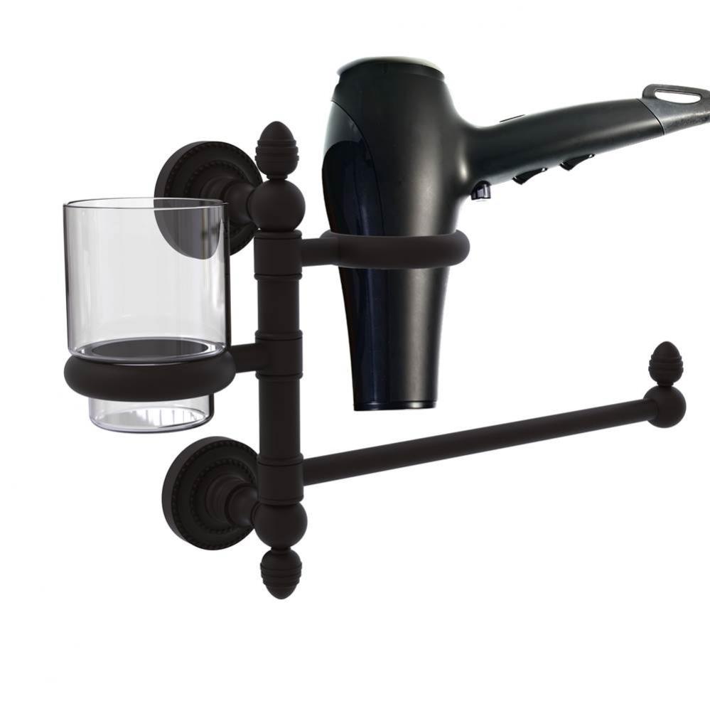 Dottingham Collection Hair Dryer Holder and Organizer