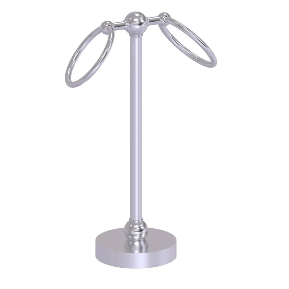 Vanity Top 2 Ring Guest Towel Holder