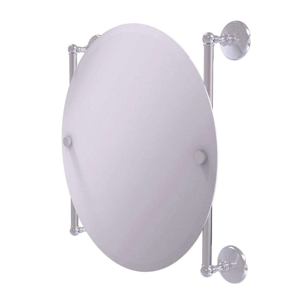 Monte Carlo Collection Round Frameless Rail Mounted Mirror