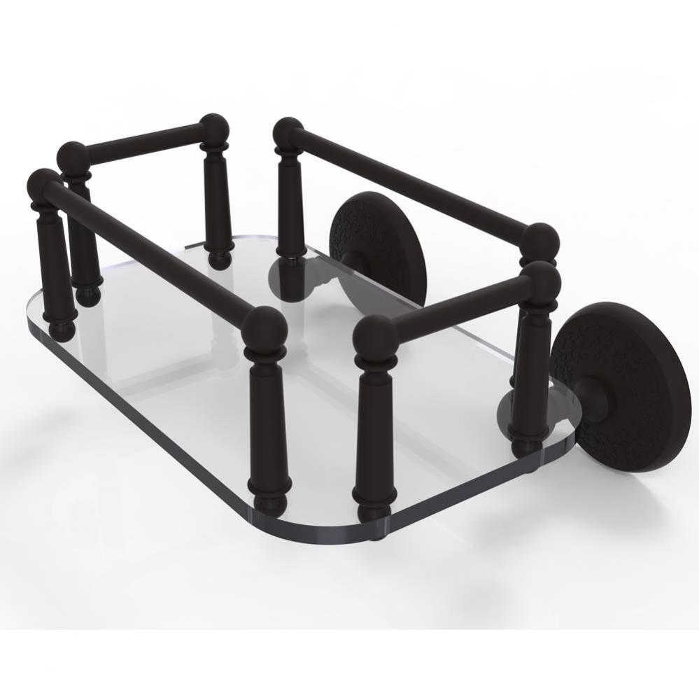 Monte Carlo Collection Wall Mounted Glass Guest Towel Tray