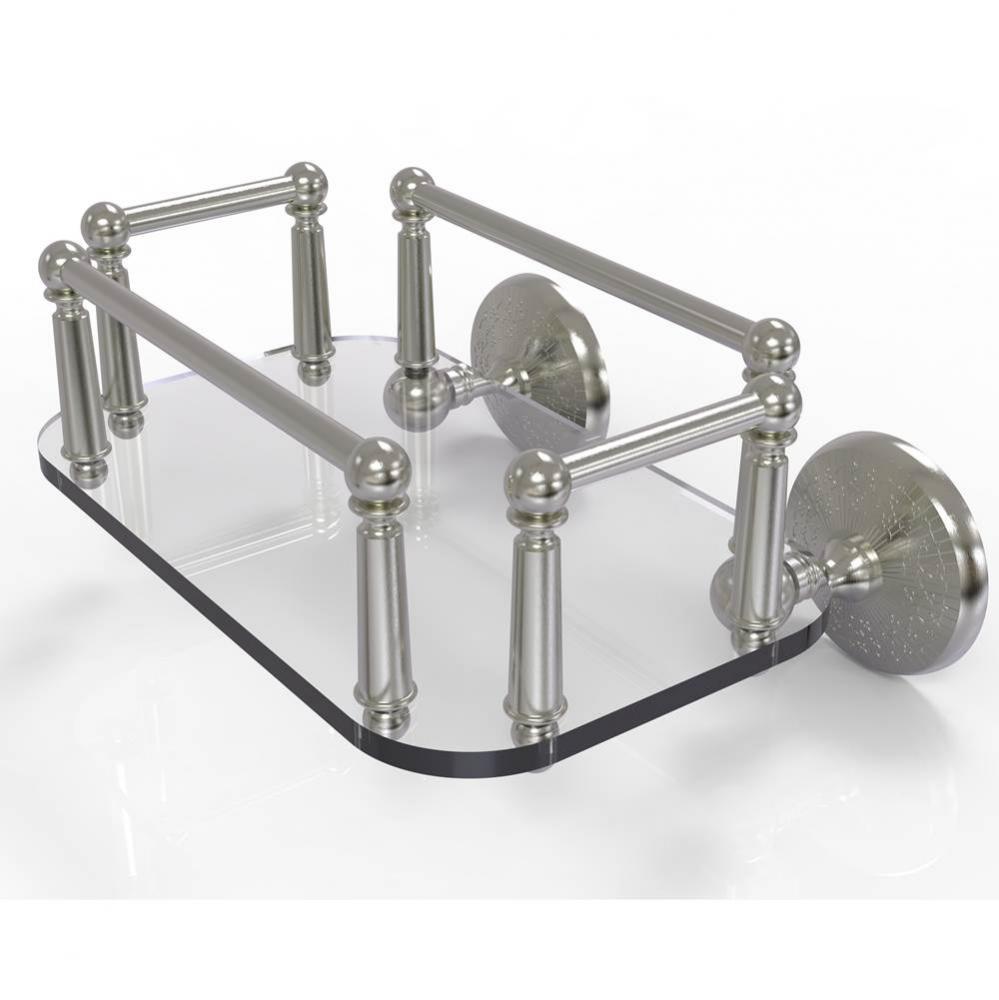 Monte Carlo Collection Wall Mounted Glass Guest Towel Tray