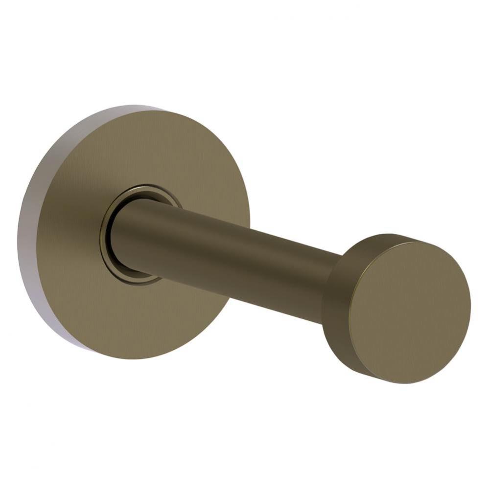 Modern Retractable Wall Hook - Antique Brass