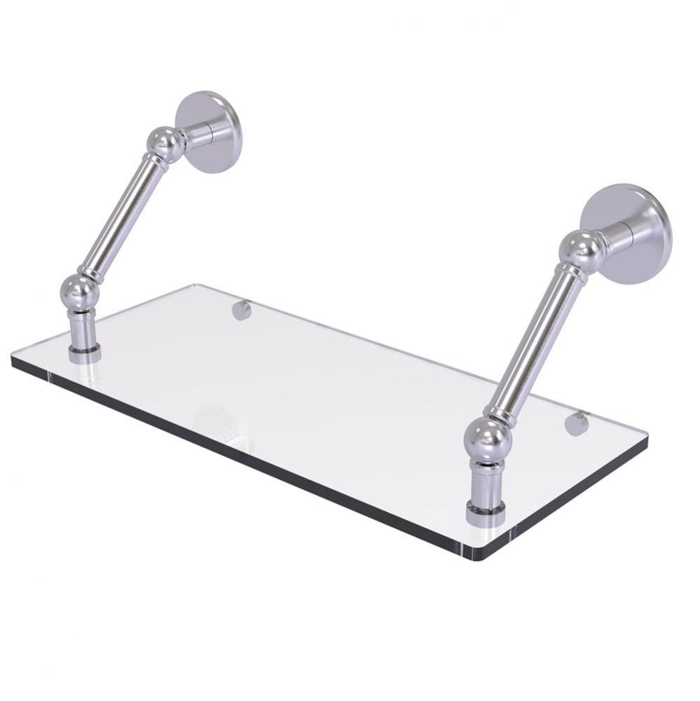 Prestige Skyline Collection 18 Inch Floating Glass Shelf