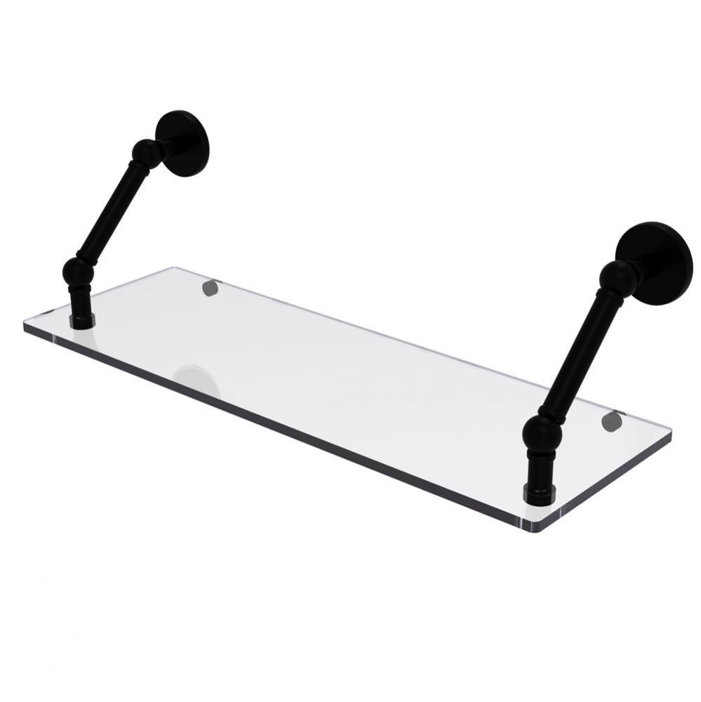 Prestige Skyline Collection 24 Inch Floating Glass Shelf