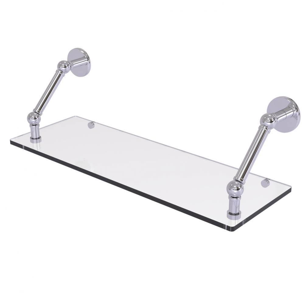 Prestige Skyline Collection 24 Inch Floating Glass Shelf