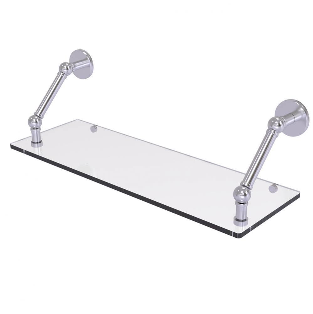 Prestige Skyline Collection 24 Inch Floating Glass Shelf