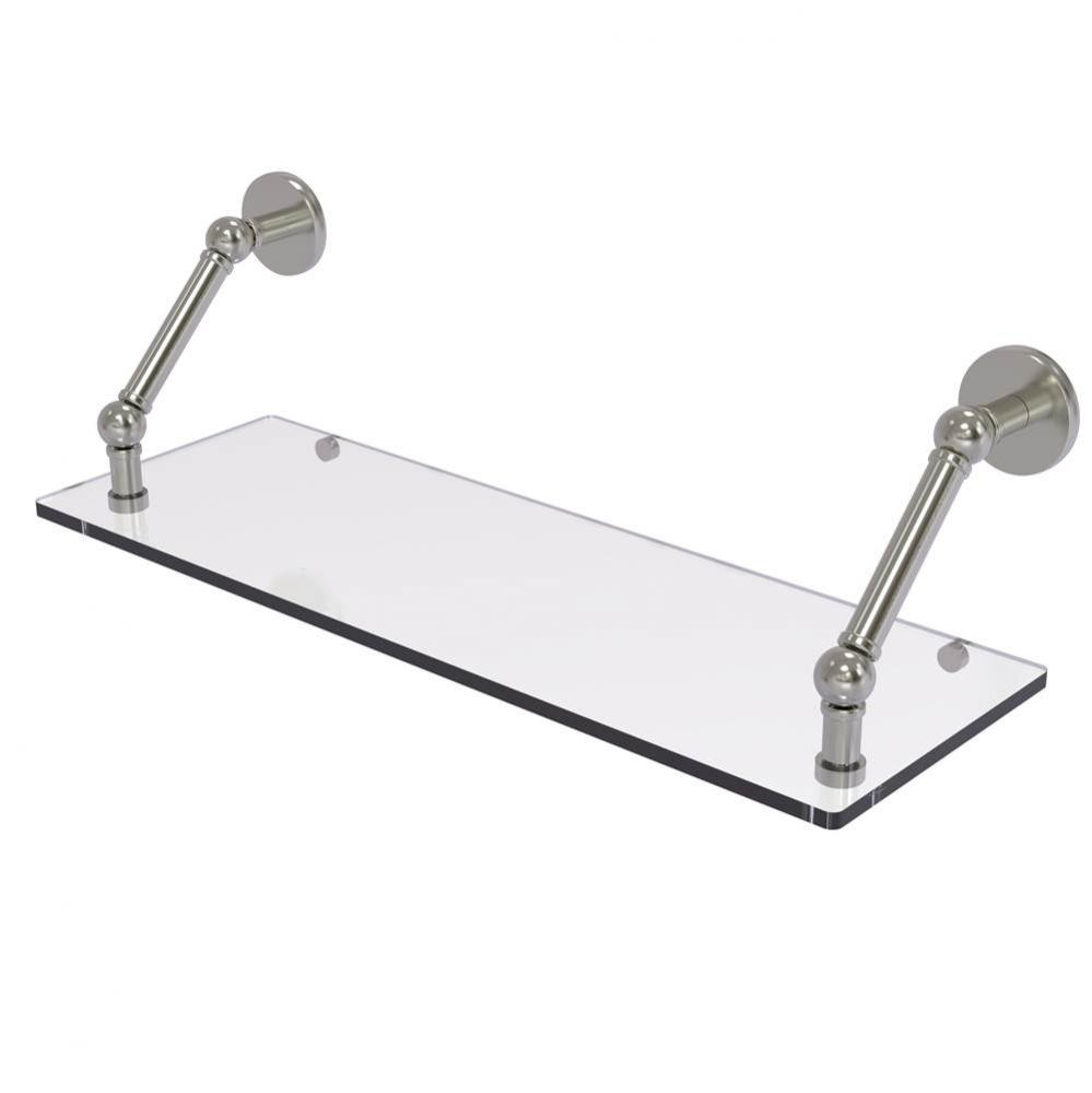 Prestige Skyline Collection 24 Inch Floating Glass Shelf