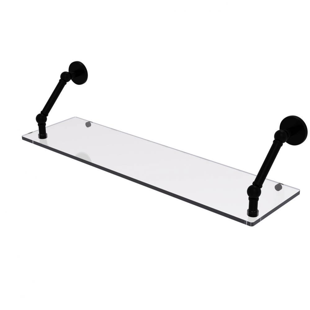 Prestige Skyline Collection 30 Inch Floating Glass Shelf