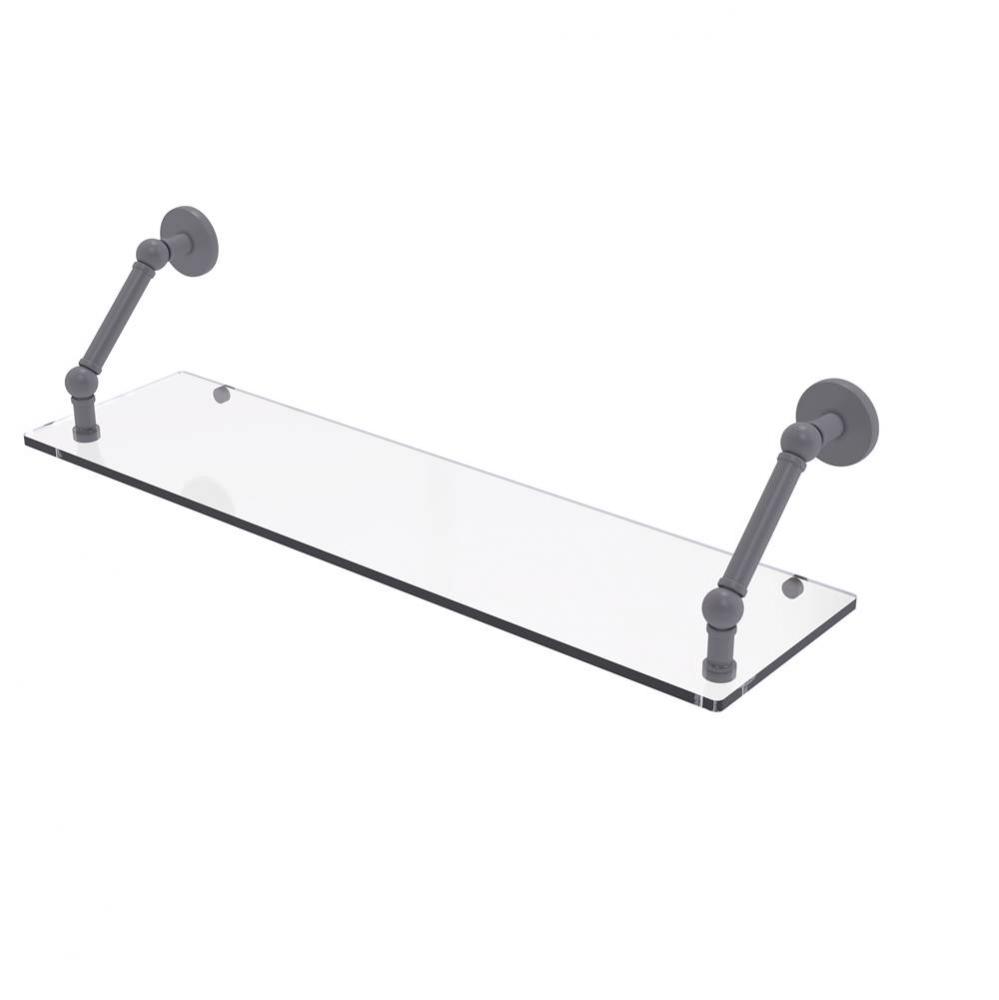 Prestige Skyline Collection 30 Inch Floating Glass Shelf