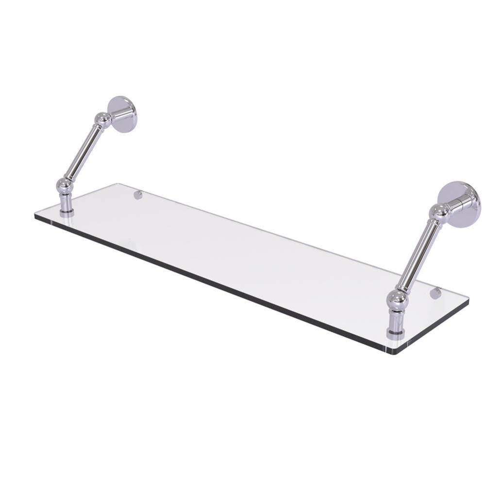 Prestige Skyline Collection 30 Inch Floating Glass Shelf