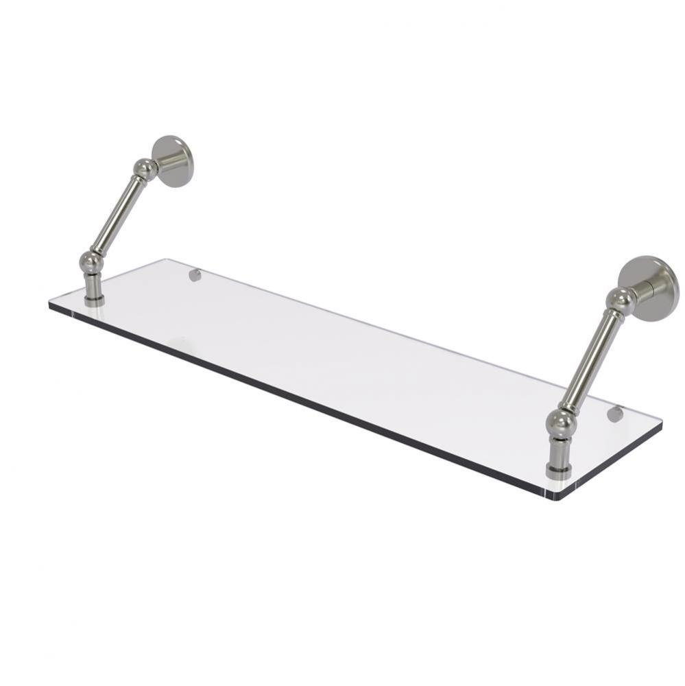 Prestige Skyline Collection 30 Inch Floating Glass Shelf