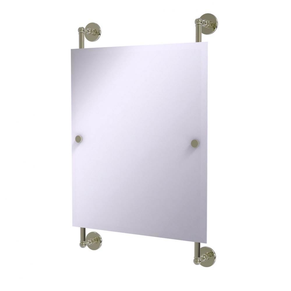 Prestige Skyline Collection Rectangular Frameless Rail Mounted Mirror