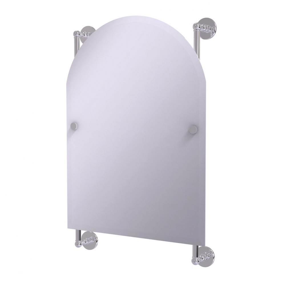 Prestige Skyline Collection Arched Top Frameless Rail Mounted Mirror