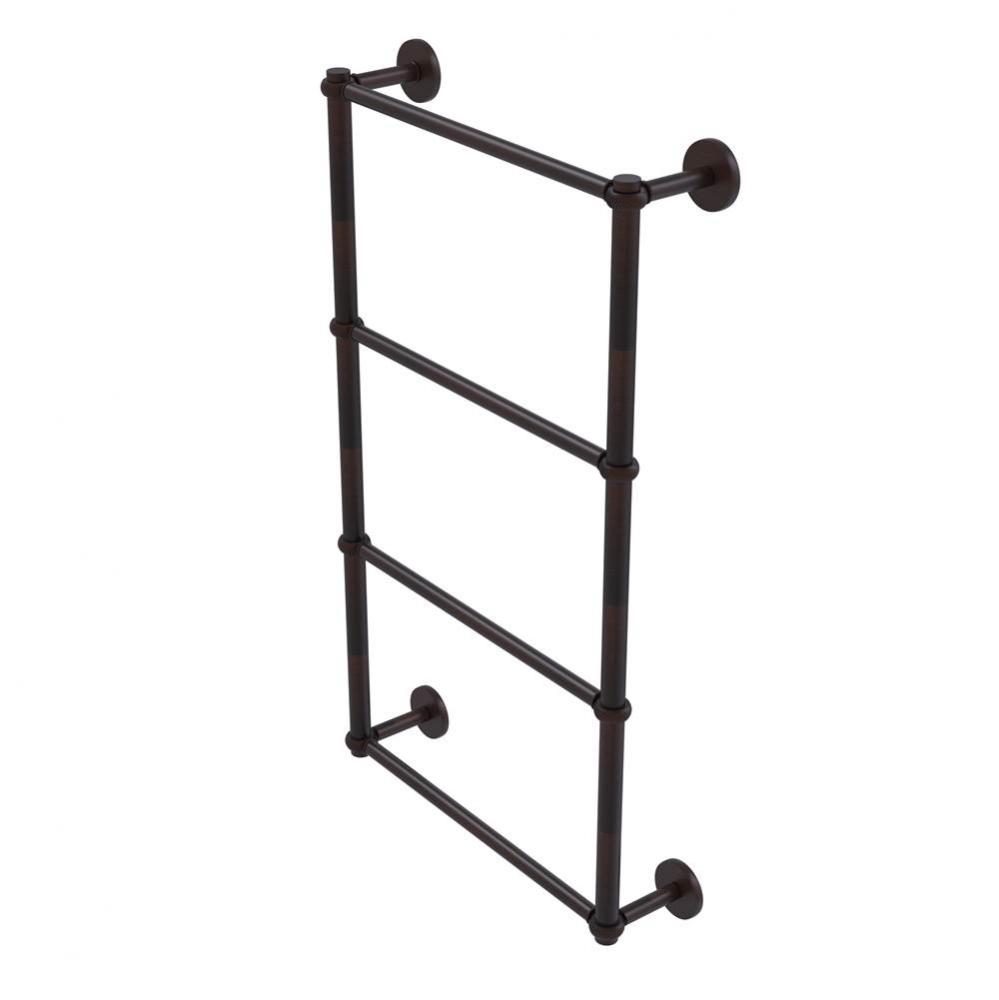 Prestige Skyline Collection 4 Tier 30 Inch Ladder Towel Bar with Twisted Detail