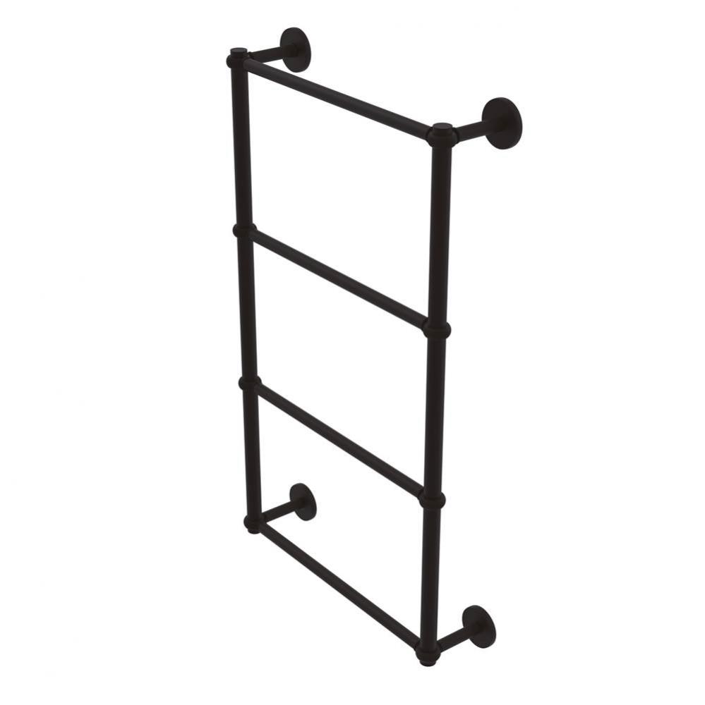 Prestige Skyline Collection 4 Tier 36 Inch Ladder Towel Bar with Twisted Detail
