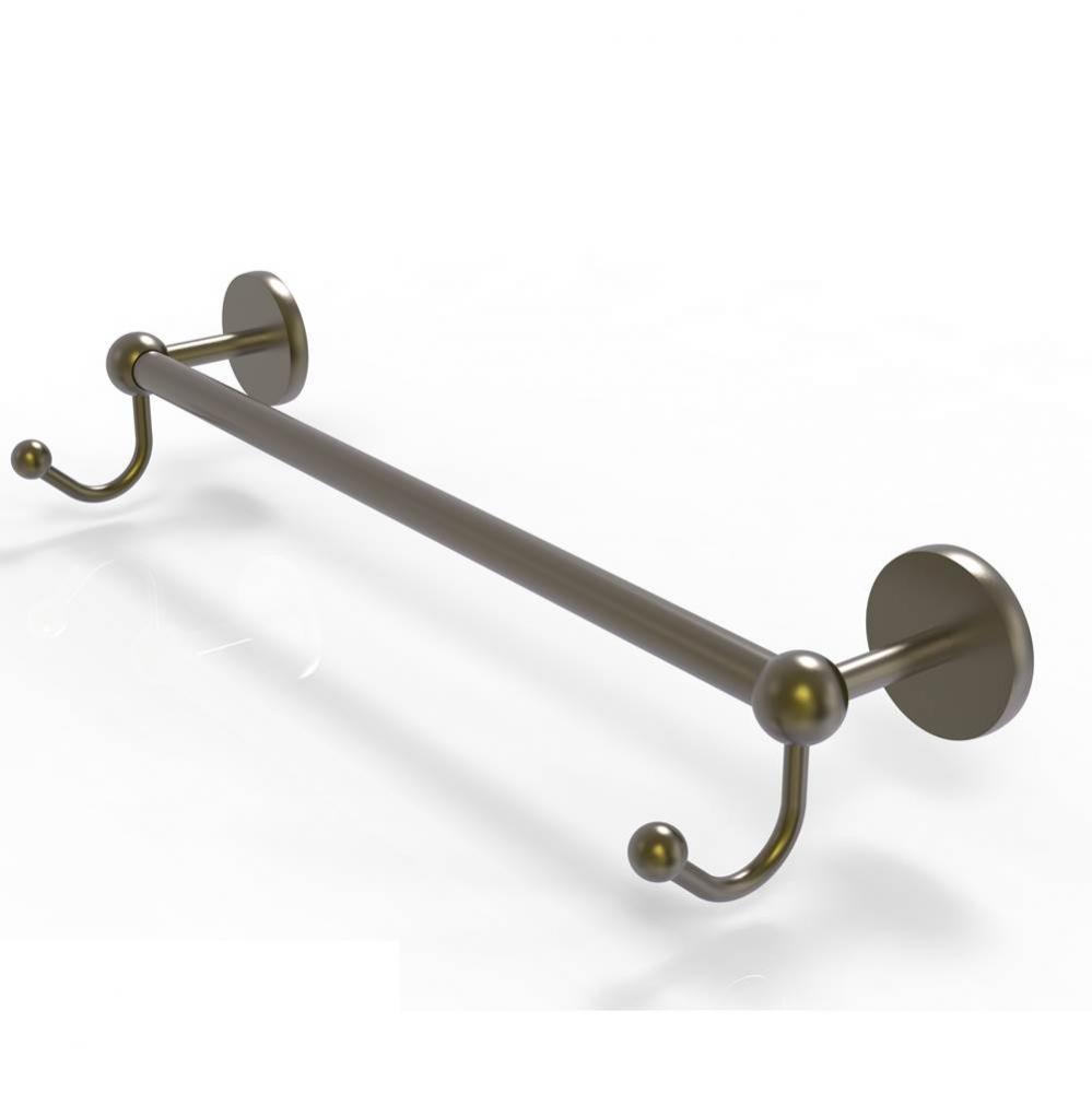 Prestige Skyline Collection 24 Inch Towel Bar with Integrated Hooks