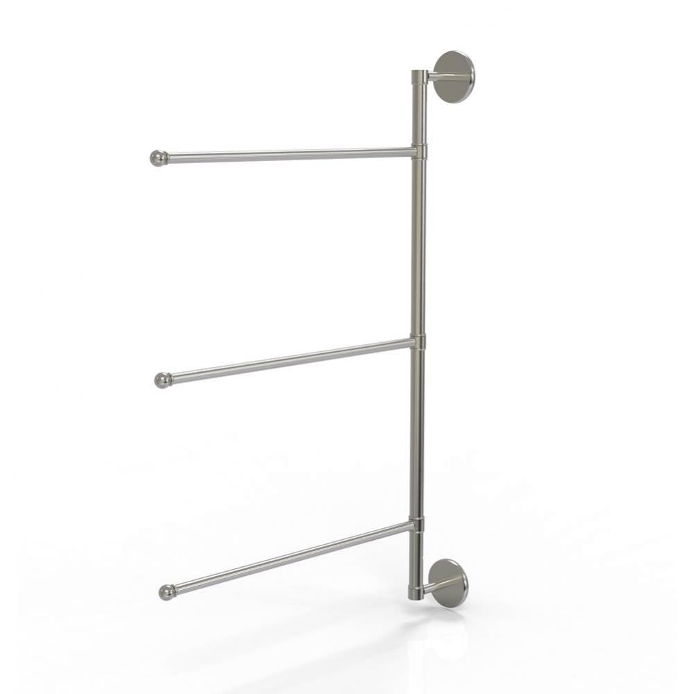 Prestige Skyline Collection 3 Swing Arm Vertical 28 Inch Towel Bar