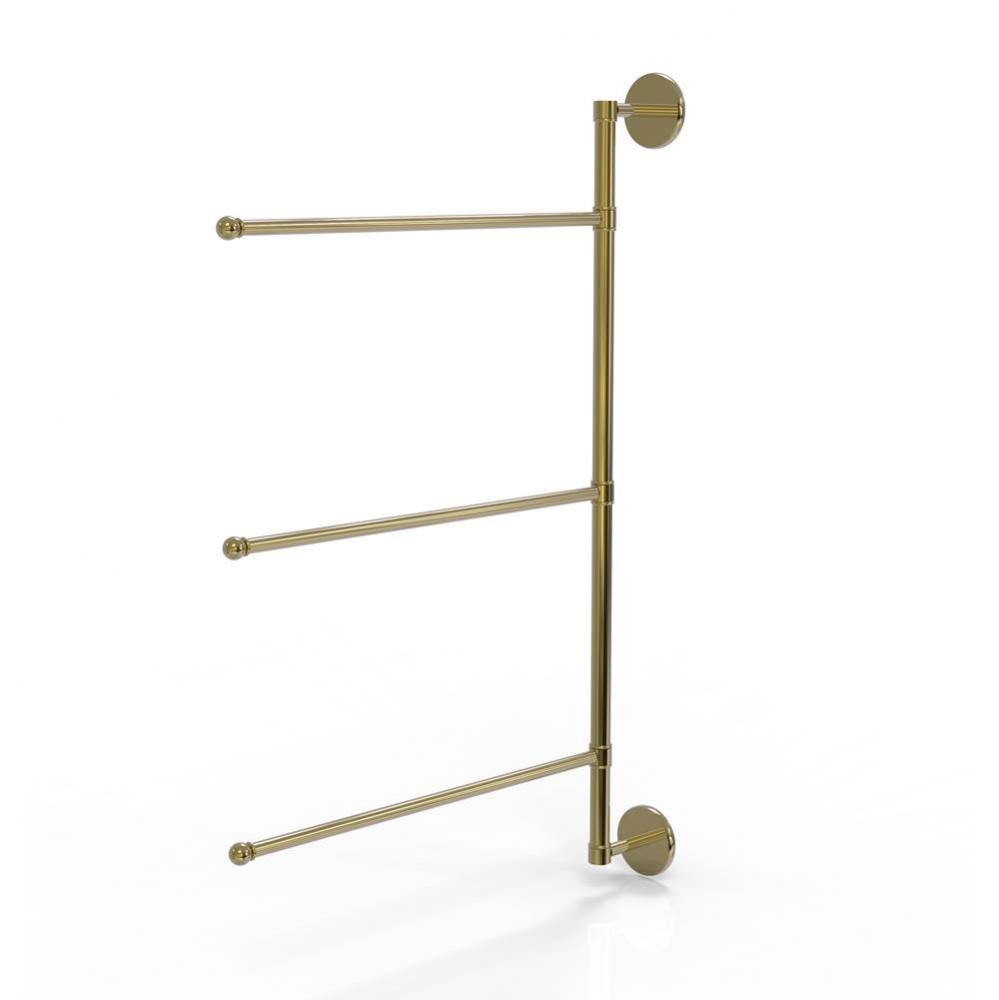 Prestige Skyline Collection 3 Swing Arm Vertical 28 Inch Towel Bar