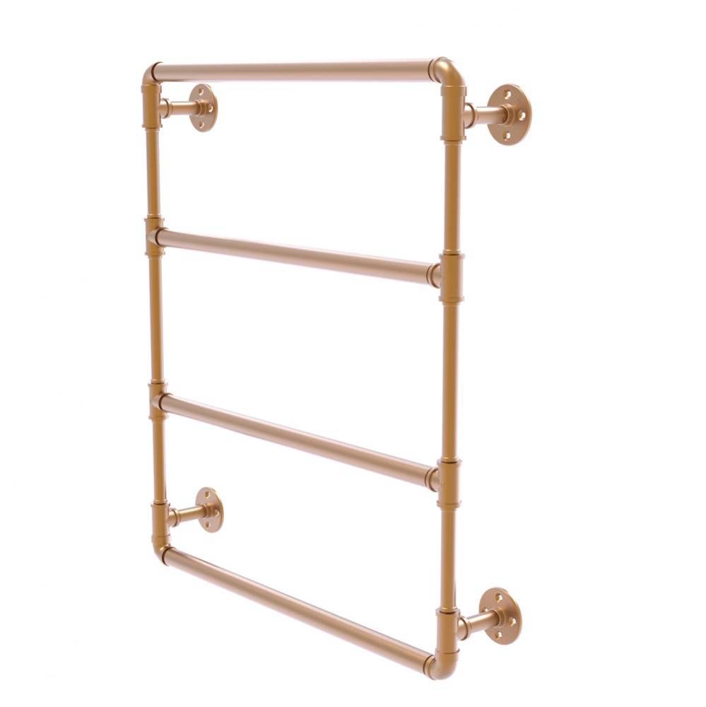 Pipeline Collection 30 Inch Wall Mounted Ladder Towel Bar