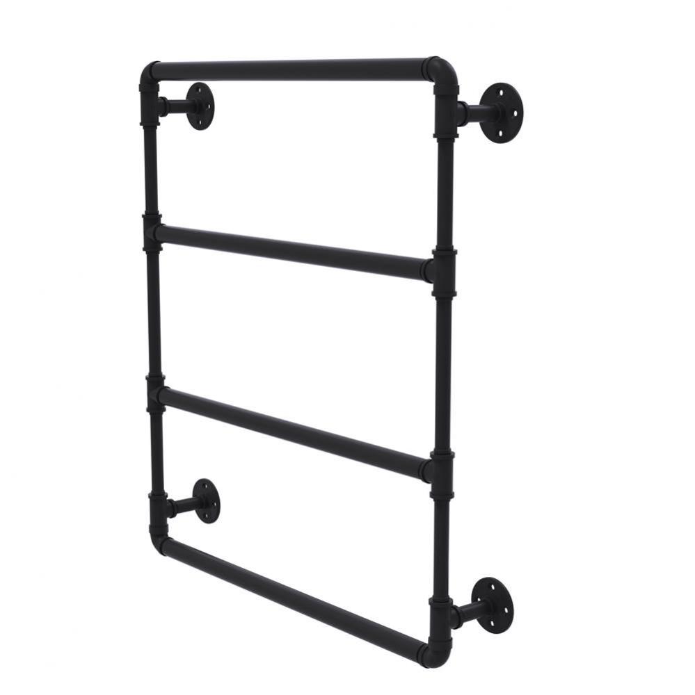 Pipeline Collection 30 Inch Wall Mounted Ladder Towel Bar