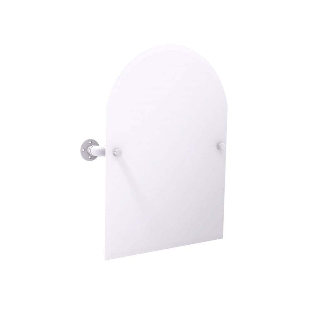 Pipeline Collection Frameless Arched Top Wall Mounted Tilt Mirror