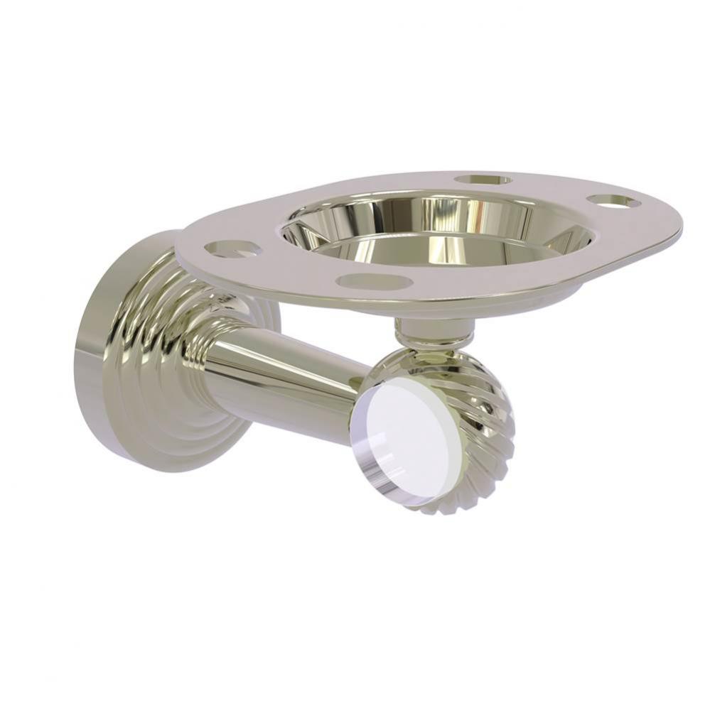 Pacific Beach Collection Tumbler and Toothbrush Holder with Twisted Accents