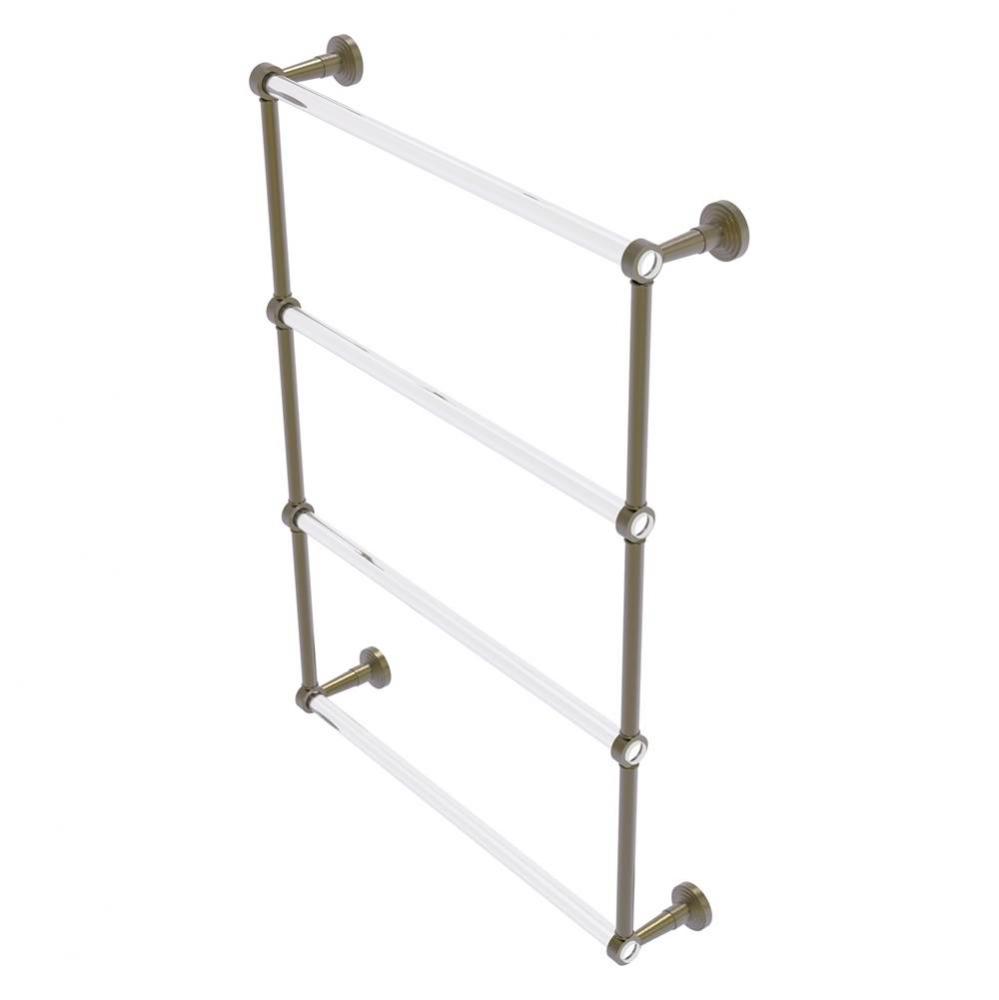 Pacific Beach Collection 4 Tier 24 Inch Ladder Towel Bar - Antique Brass