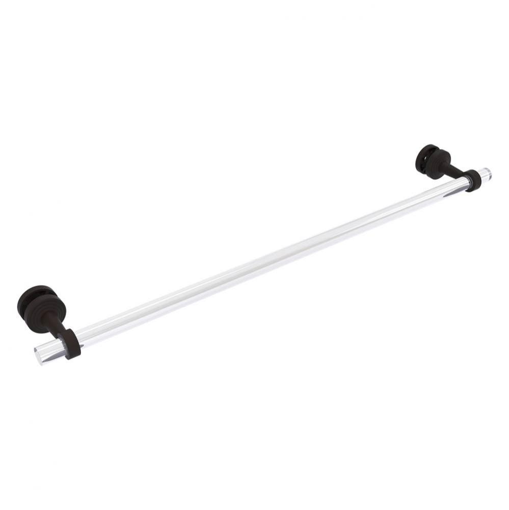Pacific Beach Collection 30 Inch Shower Door Towel Bar - Oil Rubbed Bronze