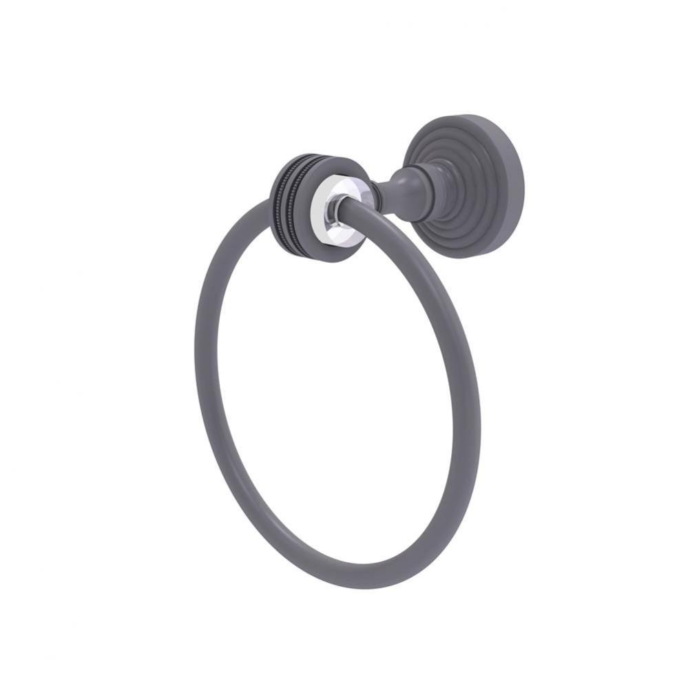 Pacific Grove Collection Towel Ring with Dotted Accents