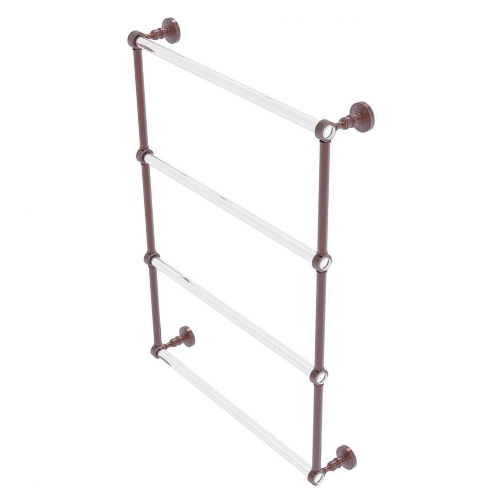 Pacific Grove Collection 4 Tier 24 Inch Ladder Towel Bar - Antique Copper