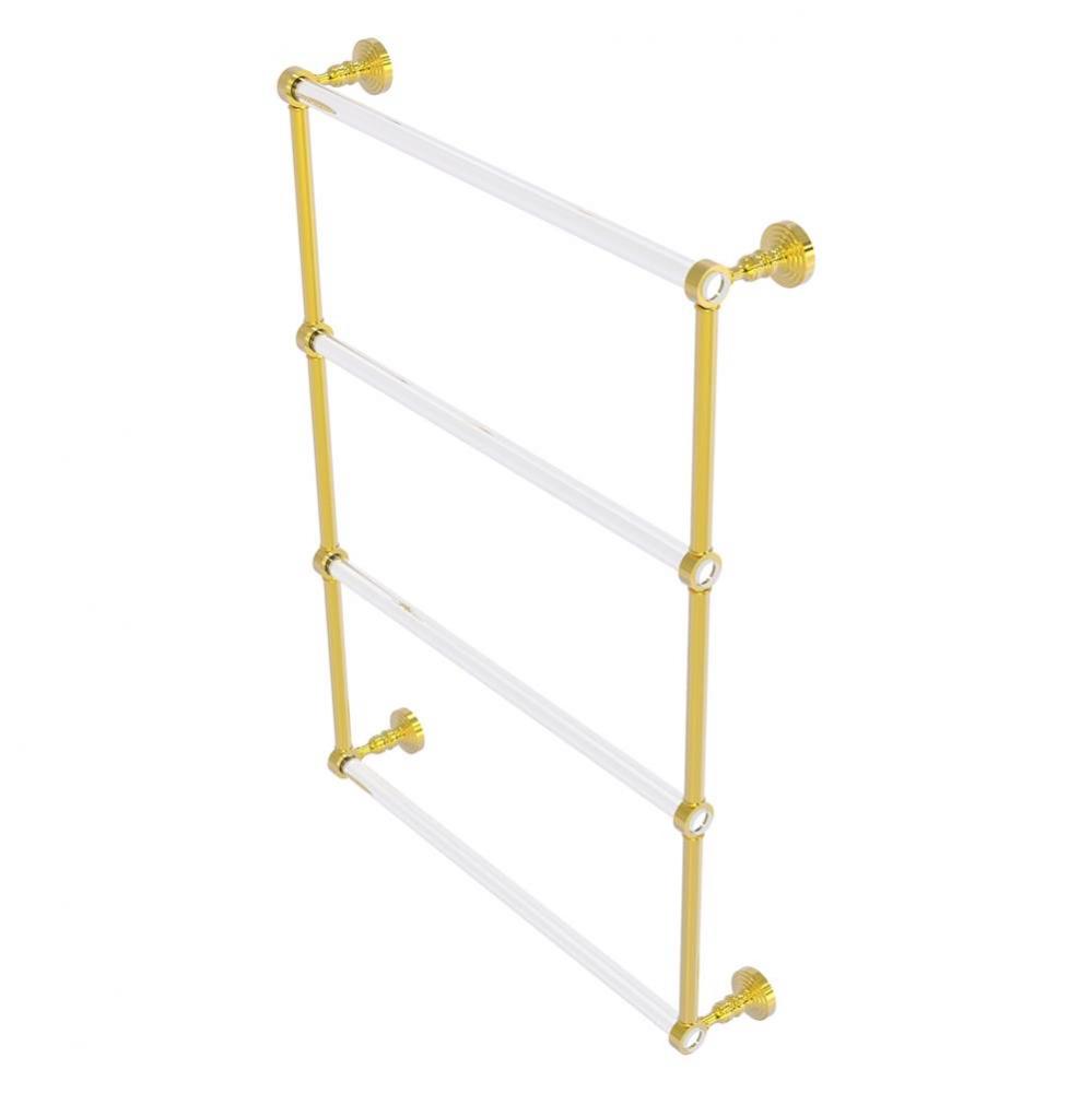 Pacific Grove Collection 4 Tier 24 Inch Ladder Towel Bar - Polished Brass