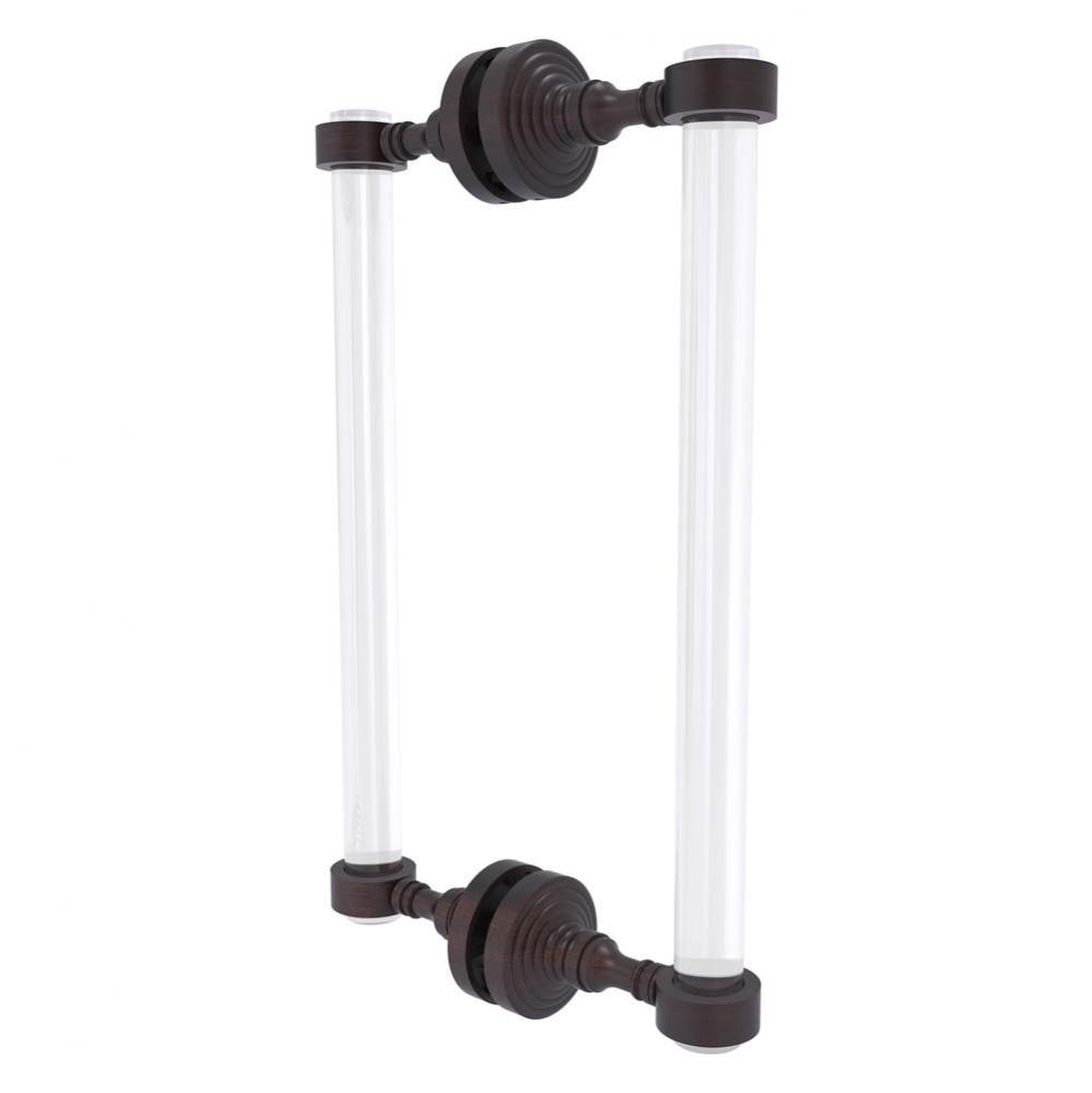 Pacific Grove Collection 12 Inch Back to Back Shower Door Pull - Venetian Bronze