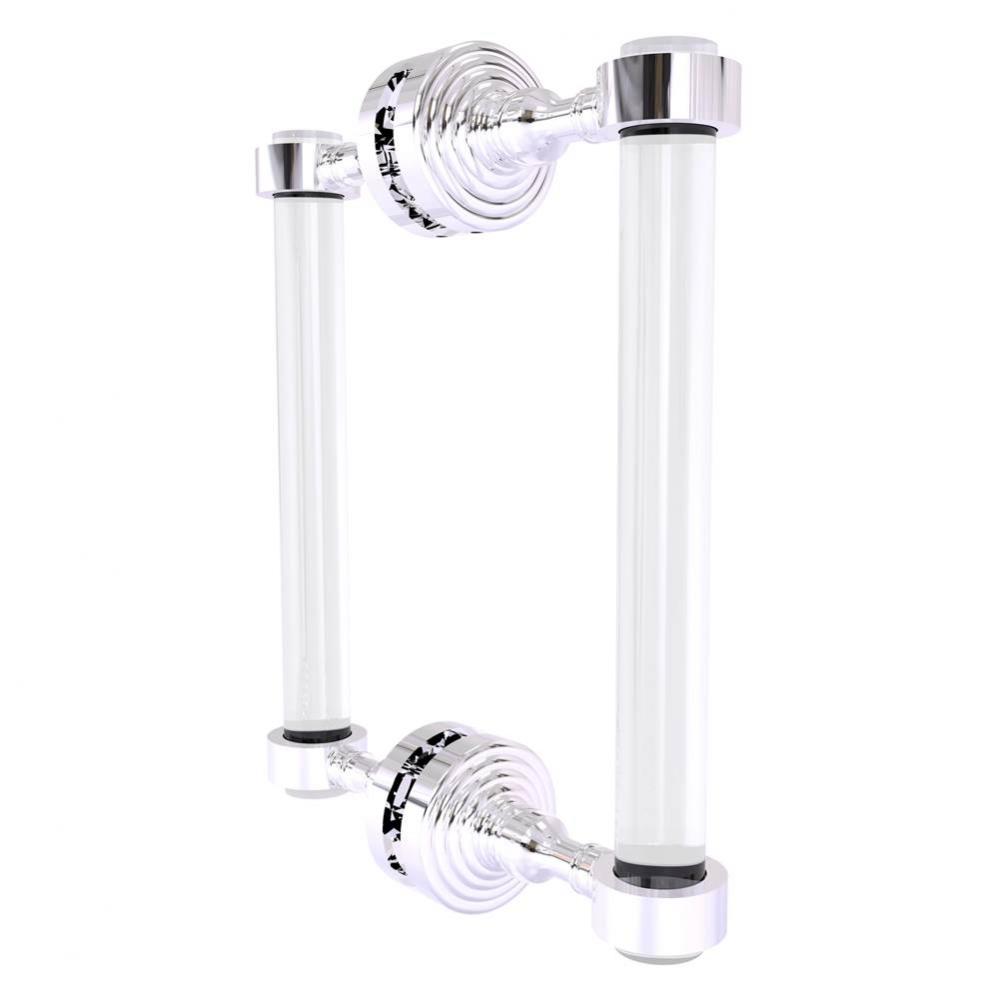 Pacific Grove Collection 8 Inch Back to Back Shower Door Pull - Polished Chrome