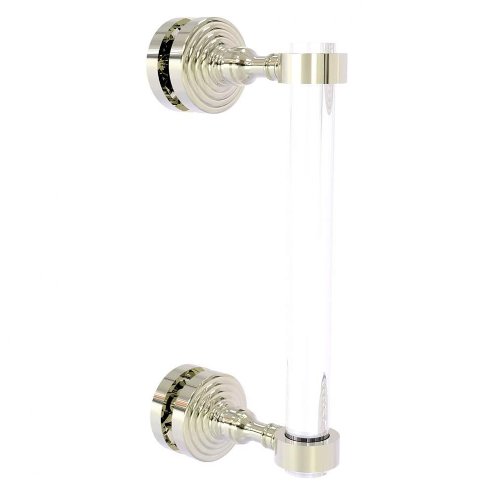 Pacific Grove Collection 8 Inch Single Side Shower Door Pull - Polished Nickel