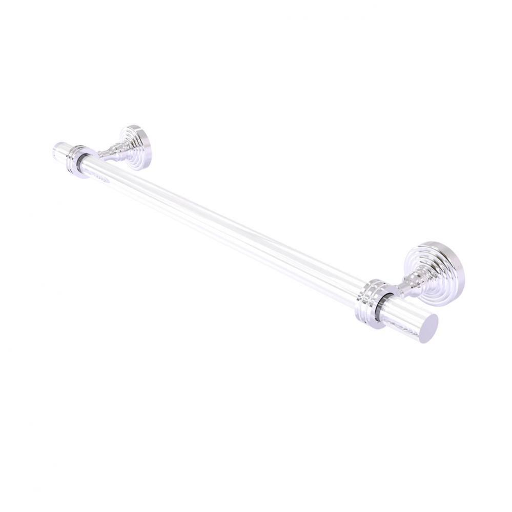 Pacific Grove Collection 30 Inch Towel Bar with Dotted Accents