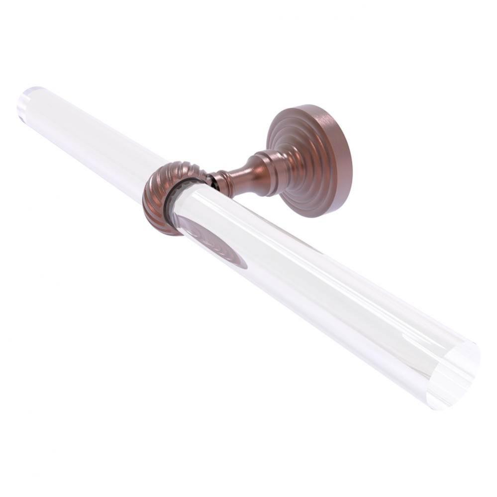 Pacific Grove Collection 2 Arm Guest Towel Holder with Twisted Accents - Antique Copper